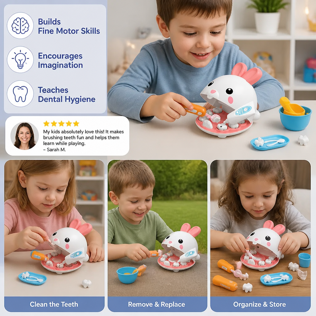 Mini Dentist Rabbit Game