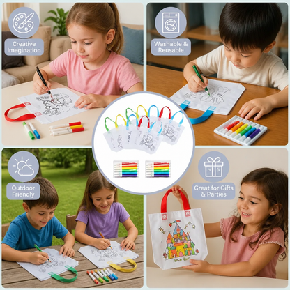 DIY Painting Bag Set with Pens