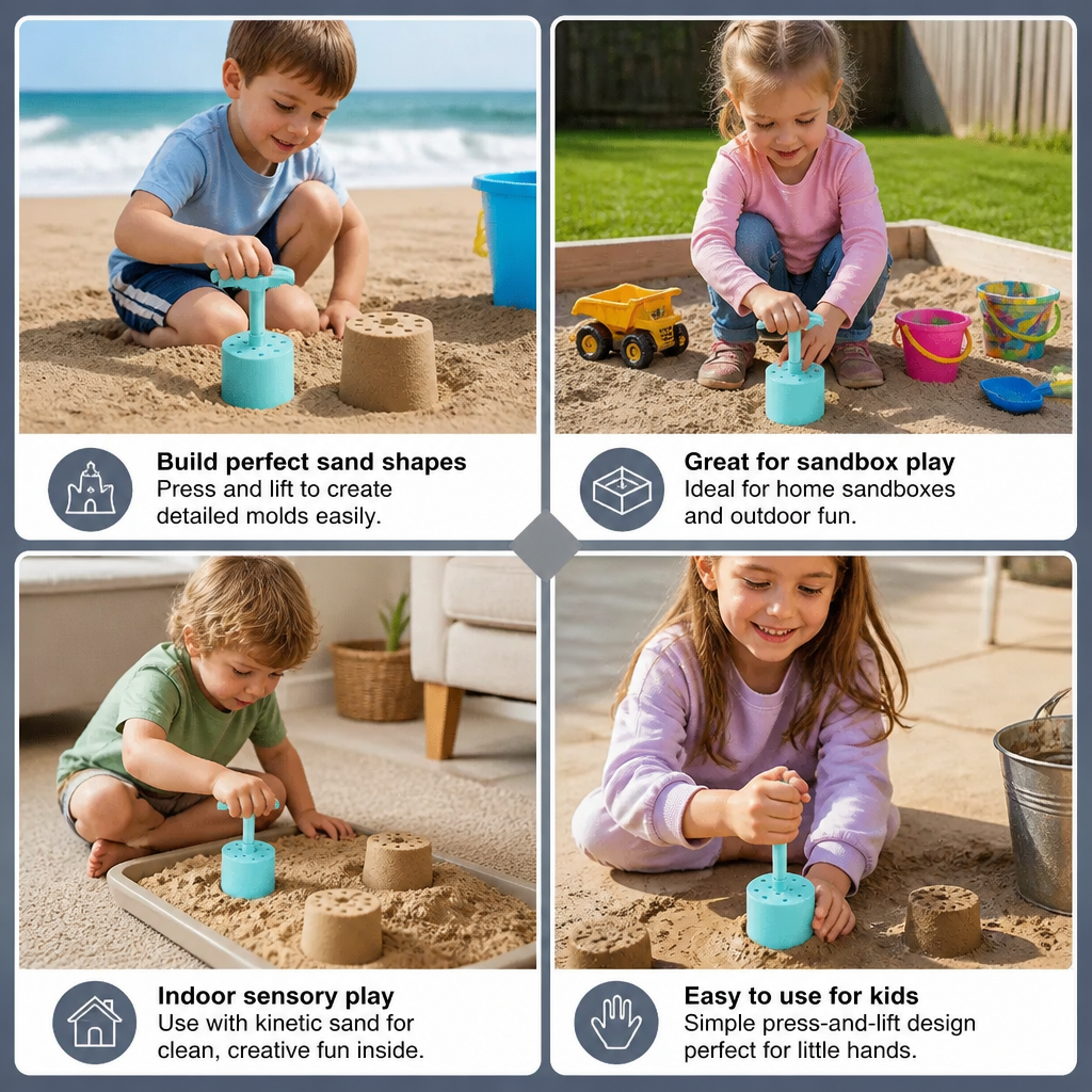 Honeycomb Sand Castle Maker – Sand Mold for Kids