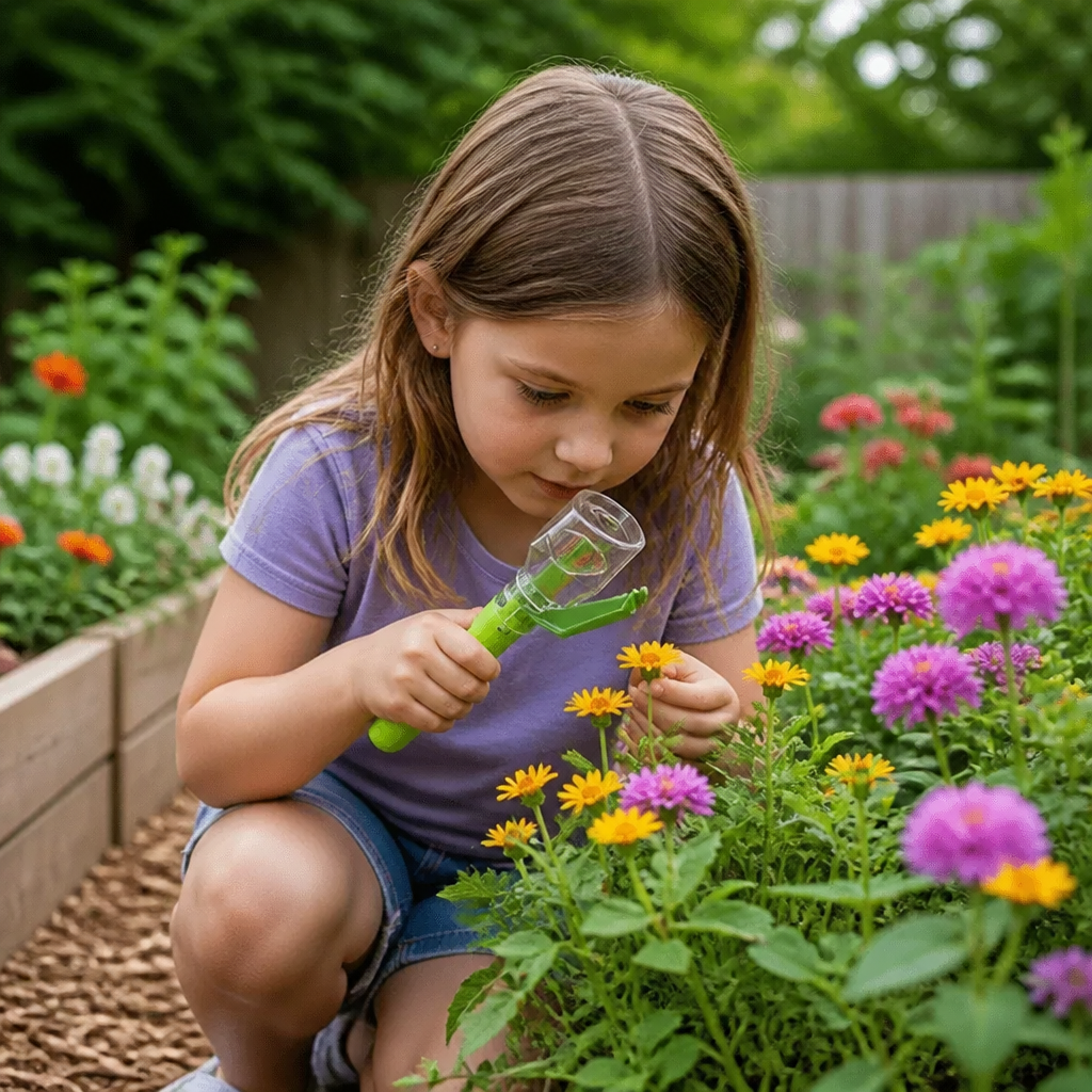 Kids Bug Catcher with 6X Magnifier – Insect Observation Tool for Outdoor Exploration