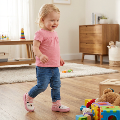 Baby Breathable Sock Shoes – Non-Slip Soft Sole Walking Socks for Infants & Toddlers