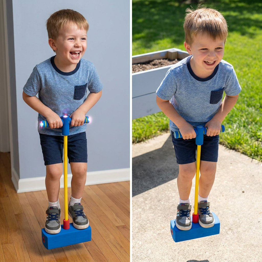 Foam children's pogo jumpers – jumping toys for indoors and outdoors