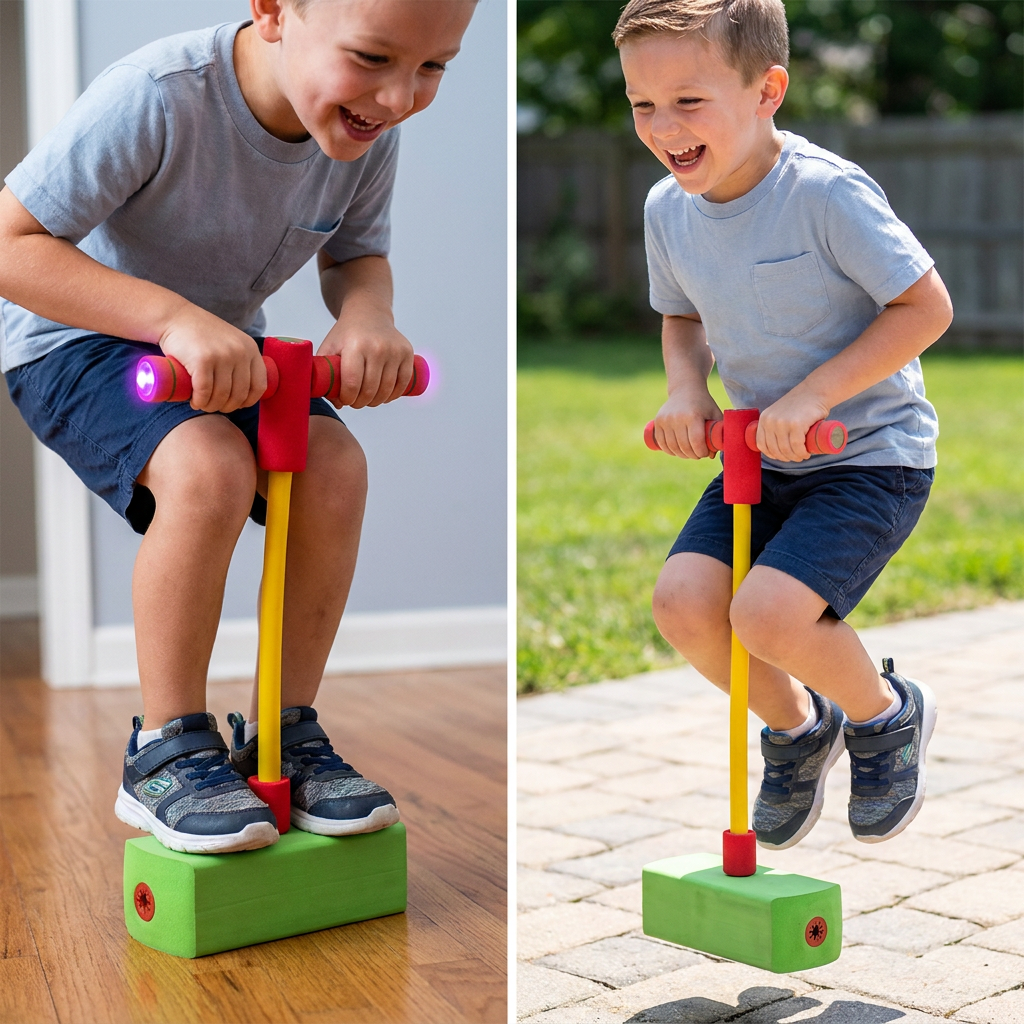 Foam children's pogo jumpers – jumping toys for indoors and outdoors