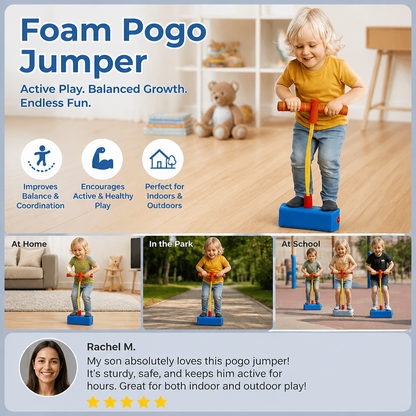 Foam children's pogo jumpers – jumping toys for indoors and outdoors
