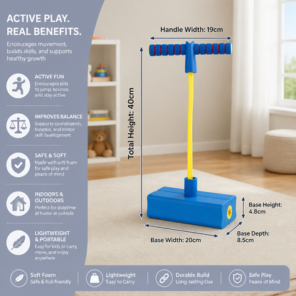 Foam children's pogo jumpers – jumping toys for indoors and outdoors