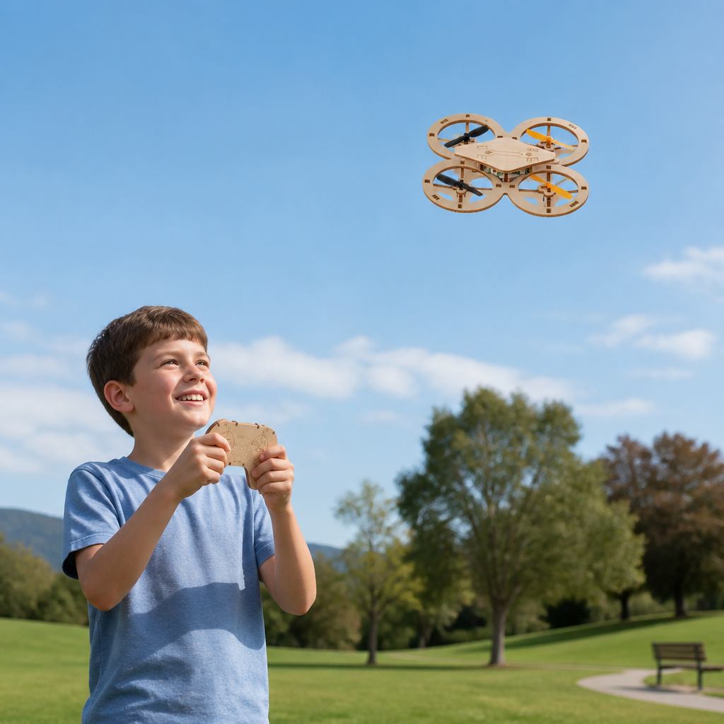 DIY Wooden RC Quadcopter Kit – Build Your Own Flying Adventure
