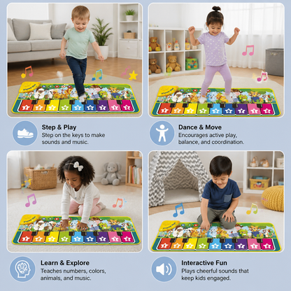 Interactive Musical Piano Play Mat