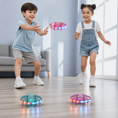 Motion-Sensing LED UFO Flying Drone