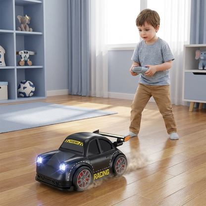 RC Racing Drift Car for Kids - Remote Control with Sensor Lights & Sound
