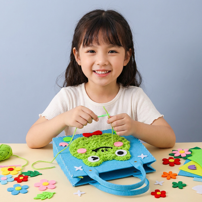 Kids DIY Plush Tote Bag Craft Kit