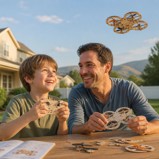 DIY Wooden RC Quadcopter Kit – Build Your Own Flying Adventure