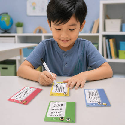 Reusable Math Flash Cards for Kids