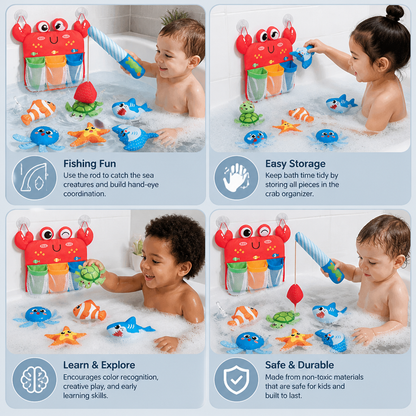 Montessori Magnetic Fishing Bath Toy Set