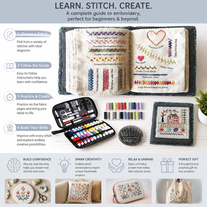 Embroidery Stitch Guide Book