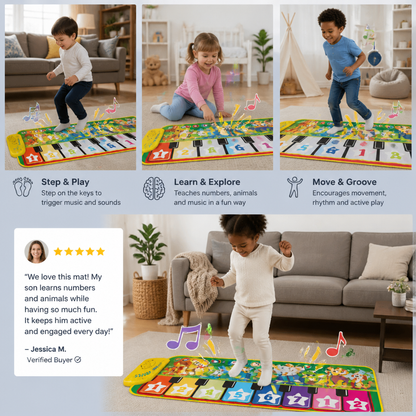 Interactive Musical Piano Play Mat
