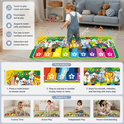 Interactive Musical Piano Play Mat