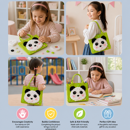 Kids DIY Plush Tote Bag Craft Kit