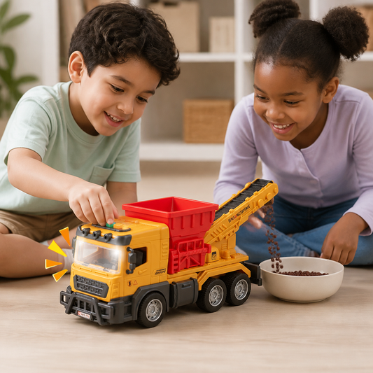 Construction Dump Truck Toy with Lights & Sounds