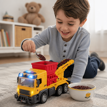 Construction Dump Truck Toy with Lights & Sounds