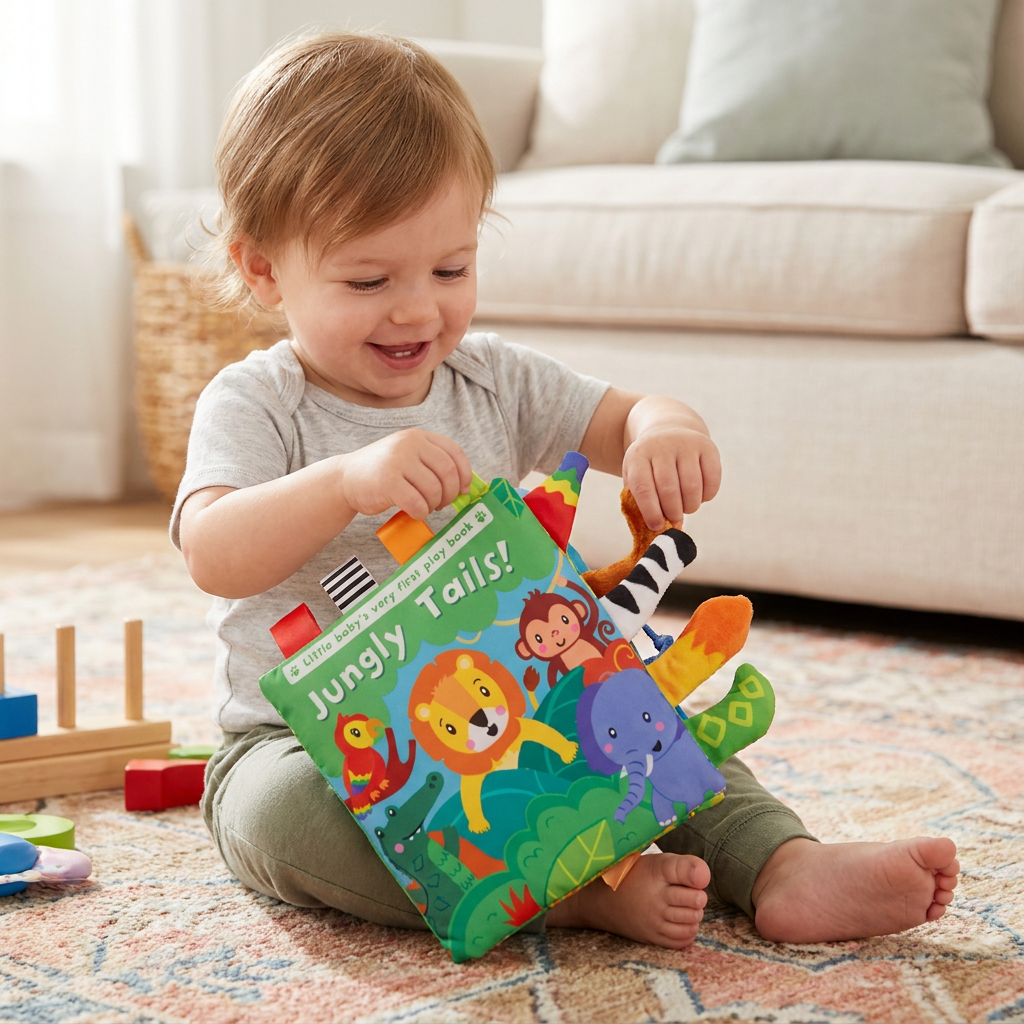 Sensory Wrinkle Paper story book for toddlers