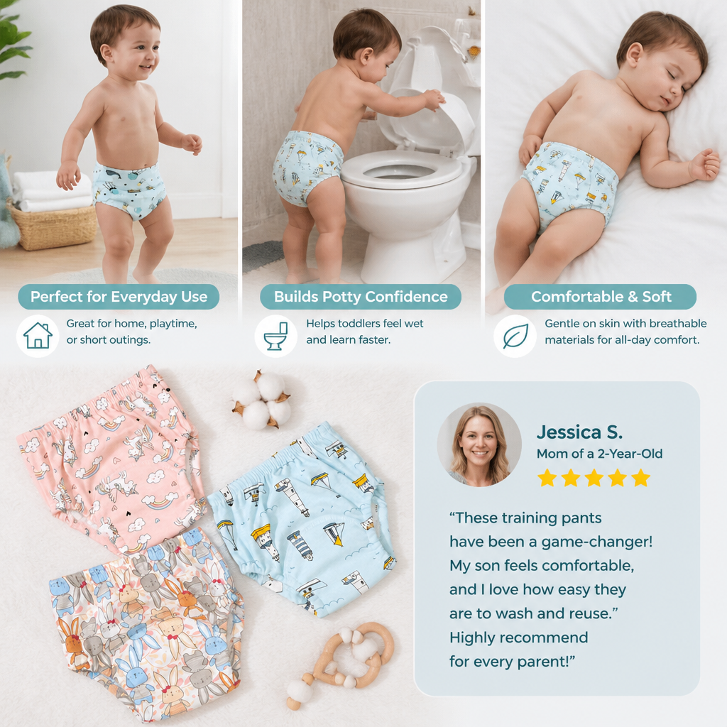 Reusable Training diapers for children - potty training made easy!