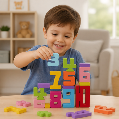 Educational Maths and Numbers Learning Blocks