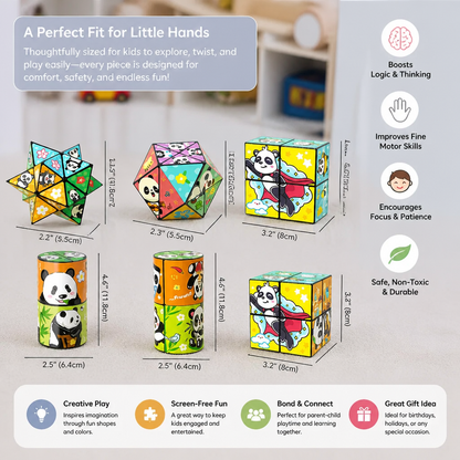 Magical Folding Cubes
