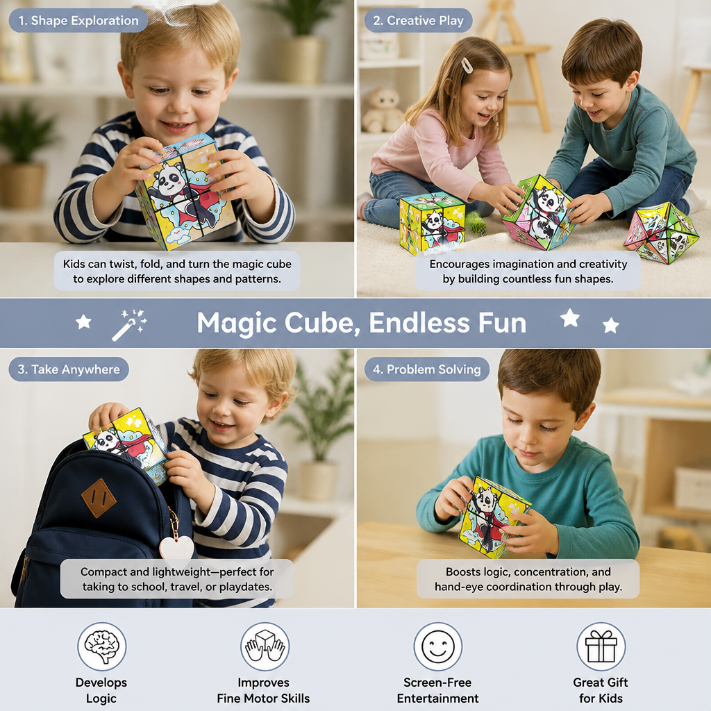Magical Folding Cubes