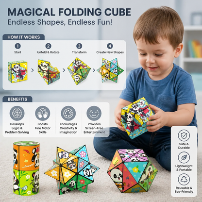 Magical Folding Cubes