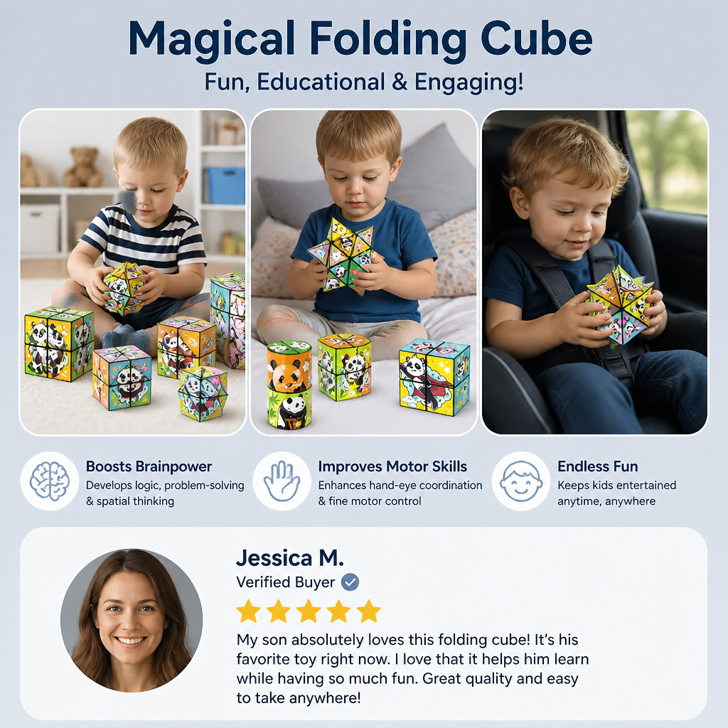 Magical Folding Cubes