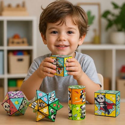 Magical Folding Cubes