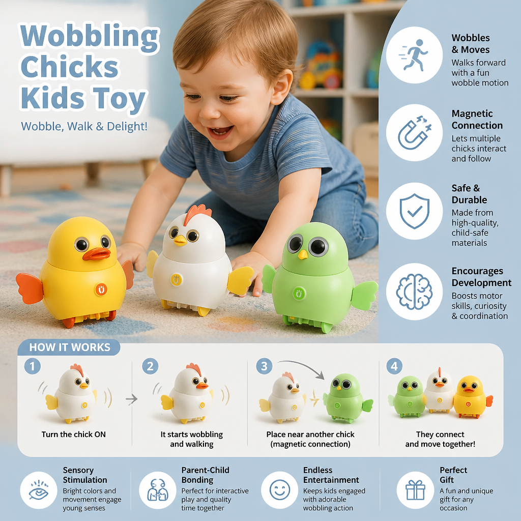 Wobbling Chicks Kids Toy