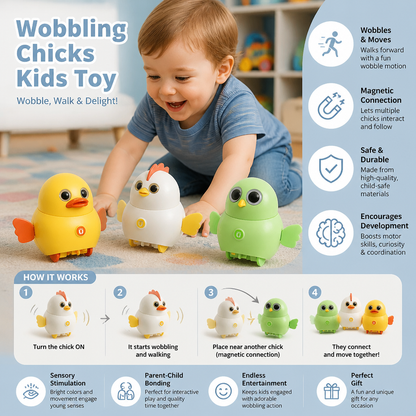 Wobbling Chicks Kids Toy