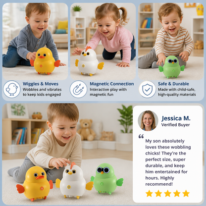 Wobbling Chicks Kids Toy