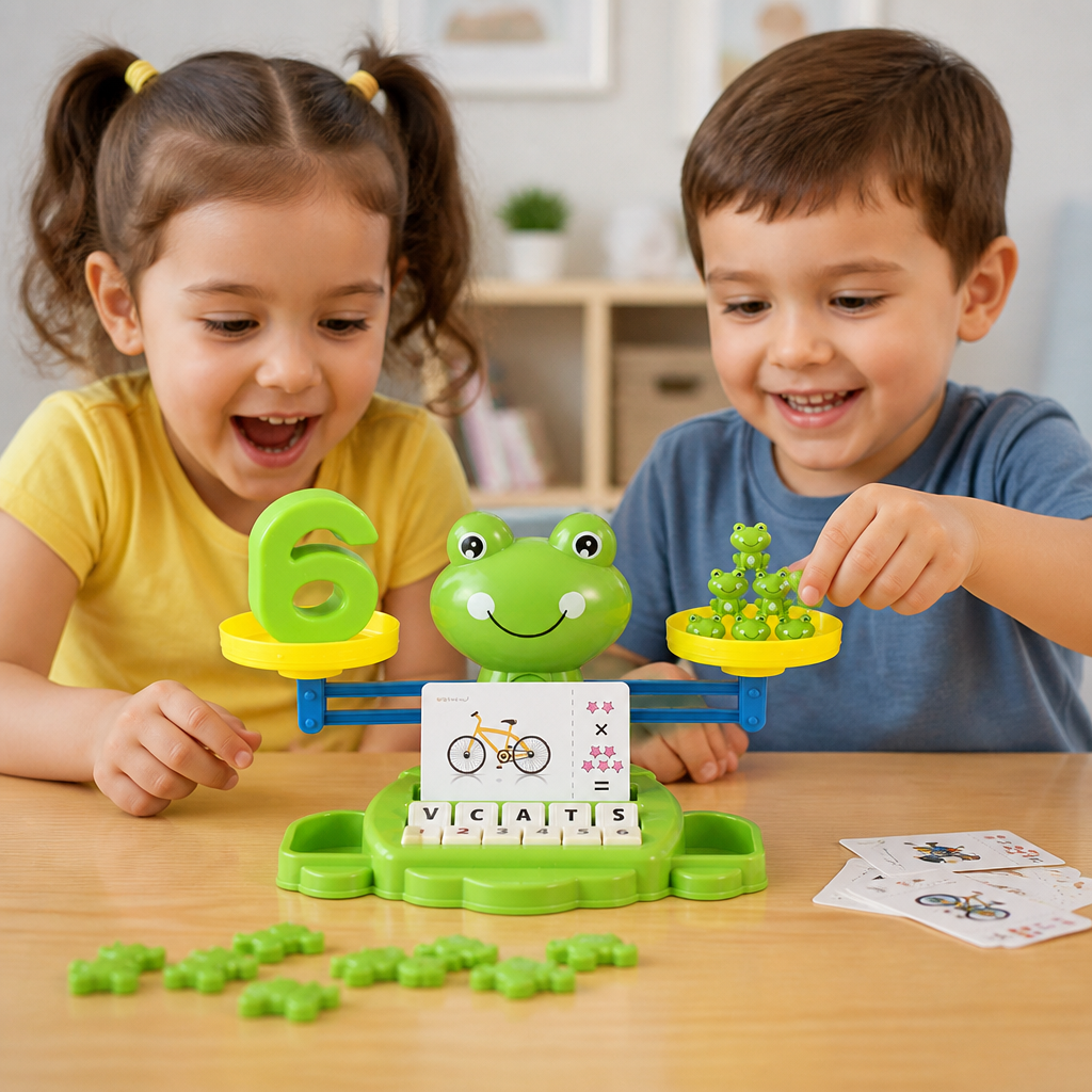 Fun & Educational Frog Balance Math Toy