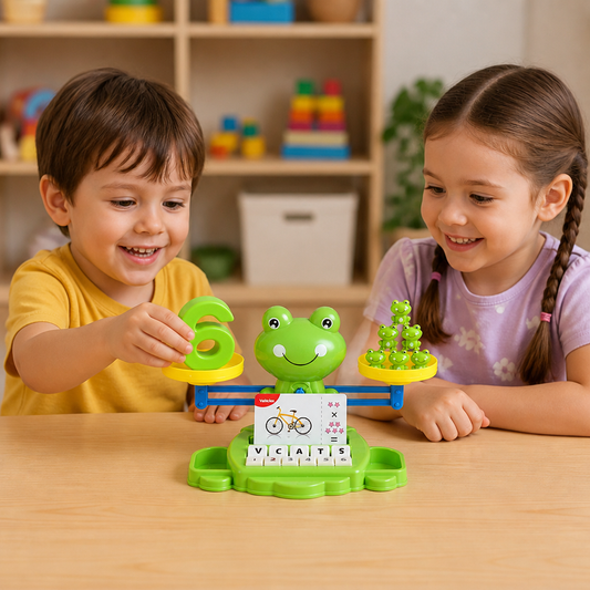 Fun & Educational Frog Balance Math Toy