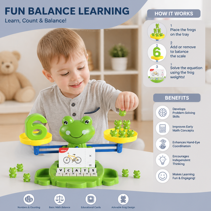 Fun & Educational Frog Balance Math Toy