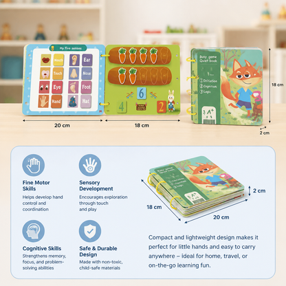 Sensory Montessori Busy Book