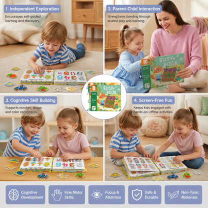 Sensory Montessori Busy Book