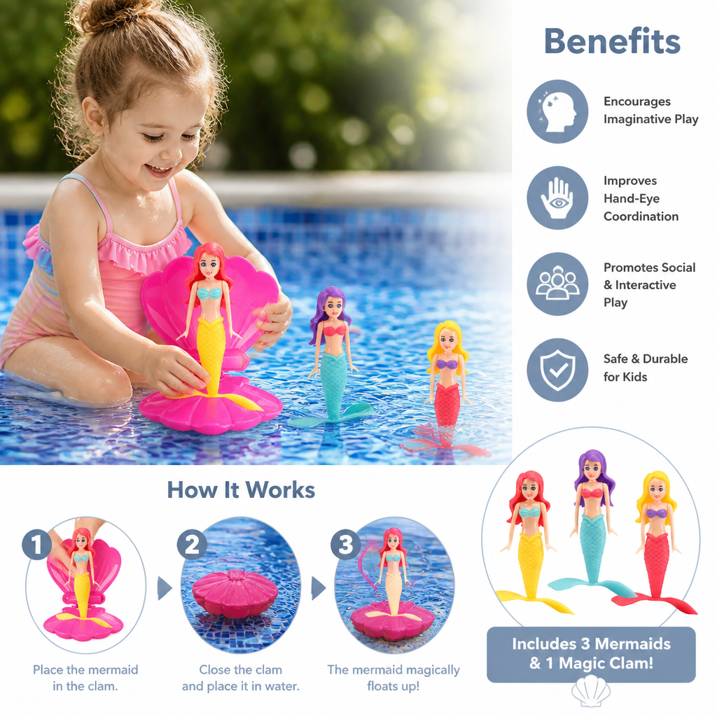 Magical Mermaid Water Toy