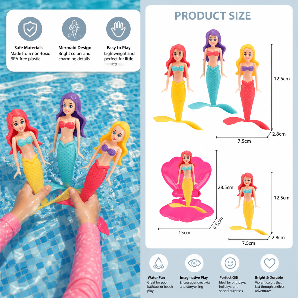 Magical Mermaid Water Toy