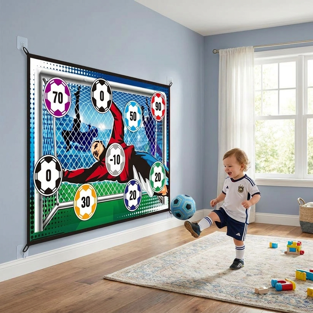 Safe Football Goal Shooting Wall for Home Use
