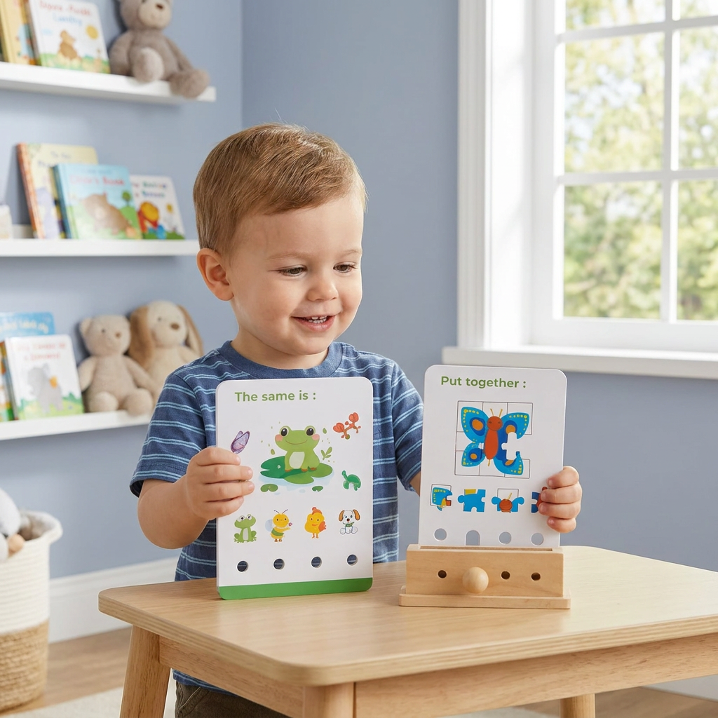 Wooden Logic Educational Unlocking Game for Kids - Preschool Skill Development