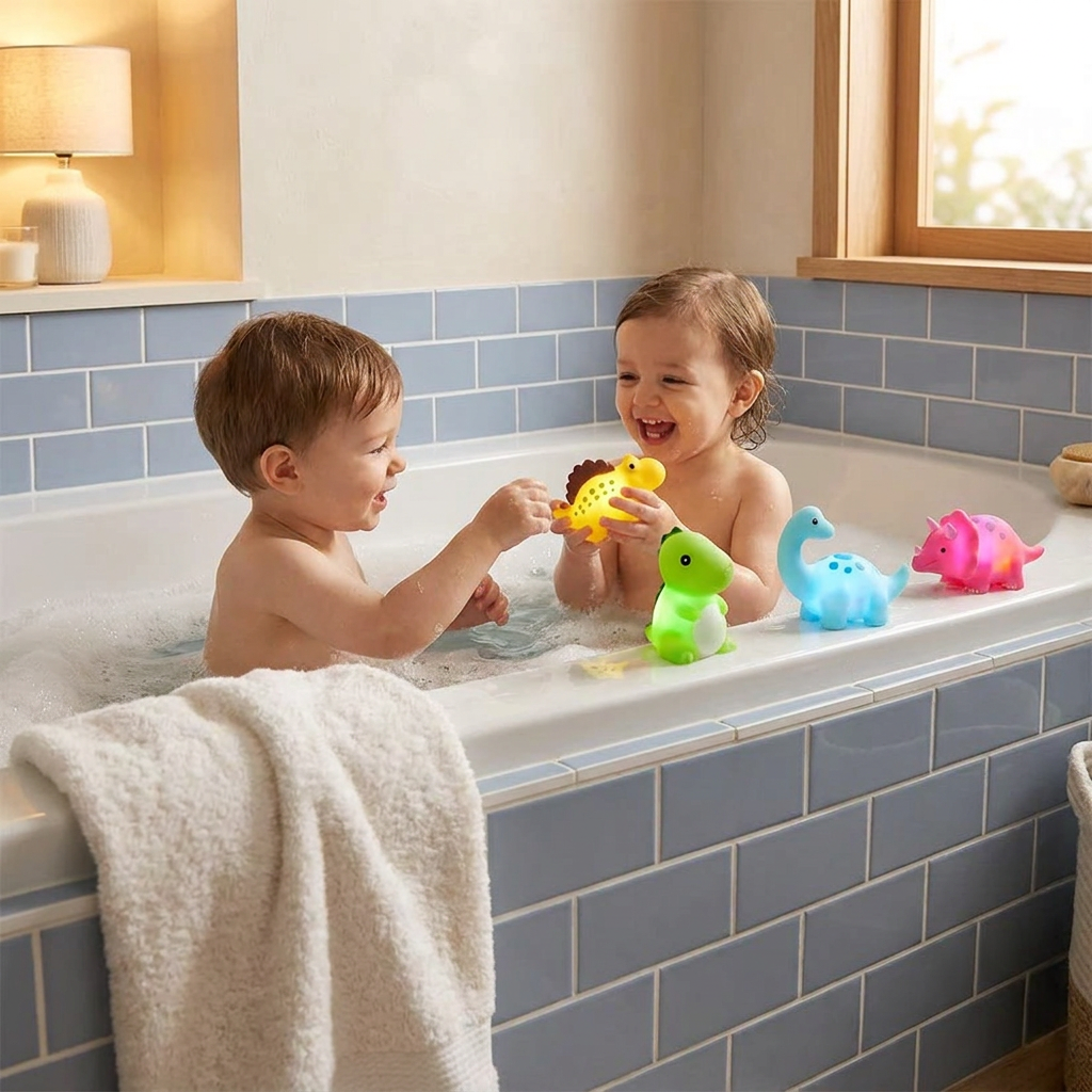 Light Up Dinosaur Bath Toy