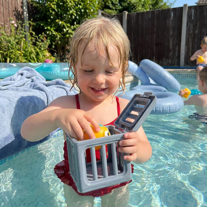 Ocean Dive Toy Set for Kids – Underwater Pool Toys with Storage Cage