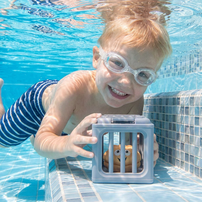 Ocean Dive Toy Set for Kids – Underwater Pool Toys with Storage Cage