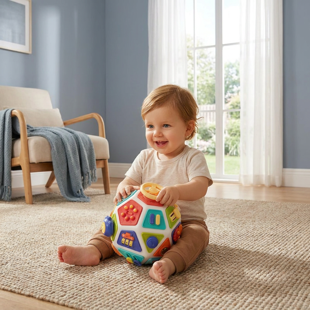 Montessori 22-in-1 Activity Cube for Toddlers – Motor Skills & Exploration Toy
