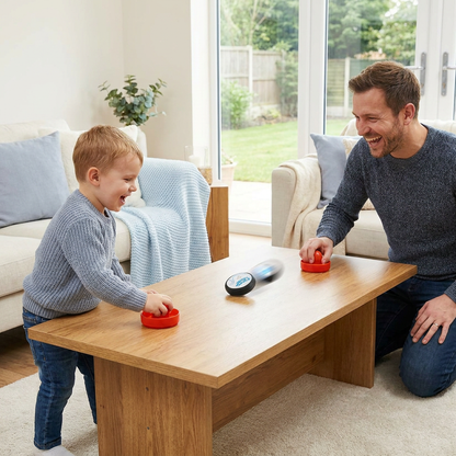 Mini Air Hockey Table Game for Kids – Reaction Game with Pucks