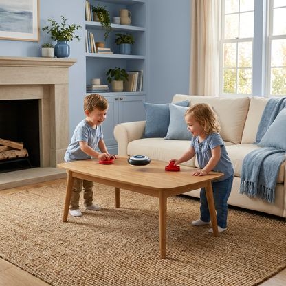 Mini Air Hockey Table Game for Kids – Reaction Game with Pucks