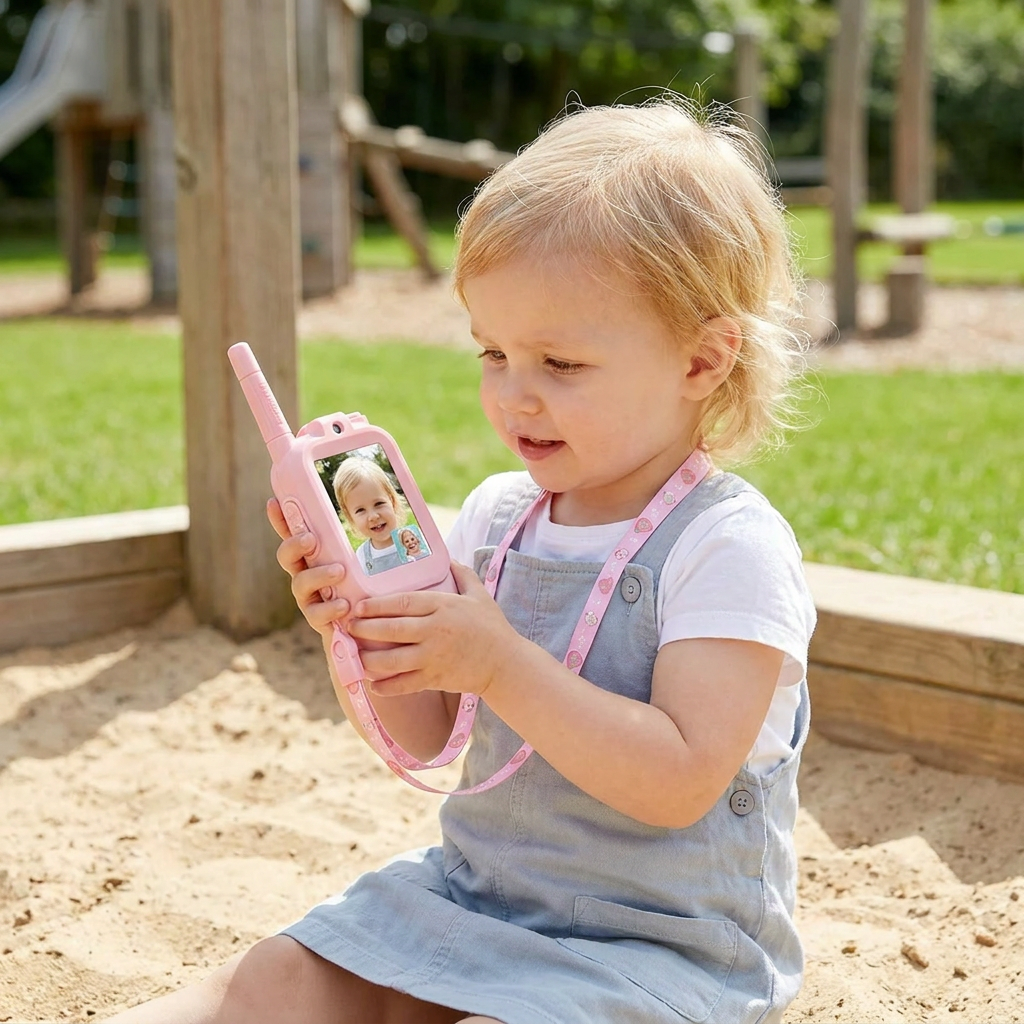 Kids' Video Walkie-Talkie 2-Pack – Radios with Camera & Screen